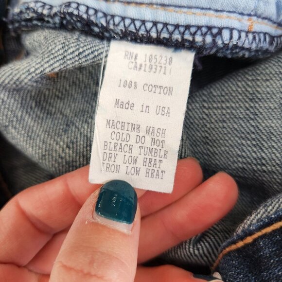 Current Elliott The Skinny Distressed Paint Splatter Low Rise Jeans 27 - Picture 9 of 9